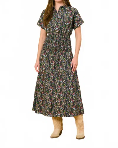 Olivia By Livro Margot Midi Dress In Sable Grove In Multi