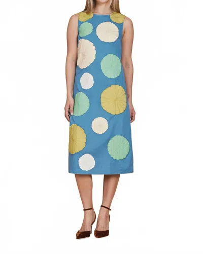Olivia By Livro Mosaic Embroidery Waller Dress In Multi