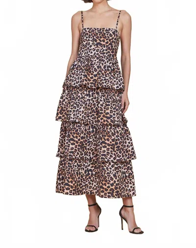 Olivia By Livro Ophelia Dress In Leopard In Multi