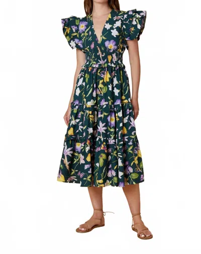 Olivia By Livro Sally Midi Dress In Multicolor