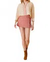 Olivia By Livro Suzie Mini Skorts In Harvest Petal In Animal Print