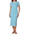 Olivia By Livro Tee Midi Dress In Blue In Blue