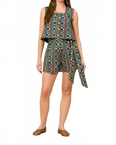 Olivia By Livro Uba Shorts In Highland Mosaic In Multi