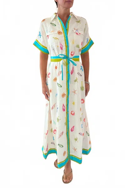Olivia By Livro Women's Daphne Dress In Oceano In Multi