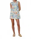 Olivia By Livro Wynn Mini Dress In Ii Lido In Blue