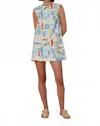 Olivia By Livro Wynn Mini Dress In Ii Lido In Blue