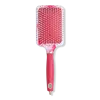 Olivia Garden Ceramic + Ion Pink Marble Anti-static Cushioned Paddle Brush
