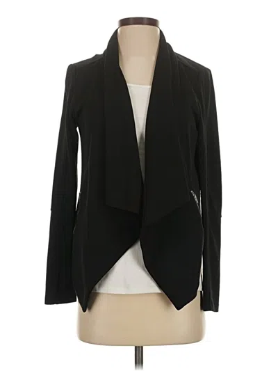 Pre-owned Olivia Grey Blazer Jacket In Black