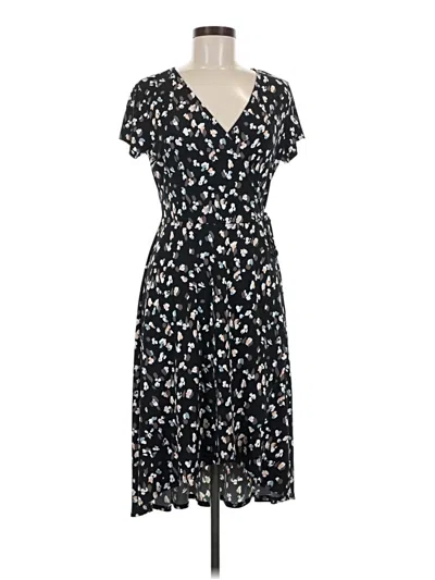 Pre-owned Olivia Grey Casual Dress In Black