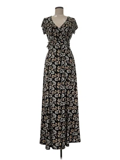 Pre-owned Olivia Grey Casual Dress In Black