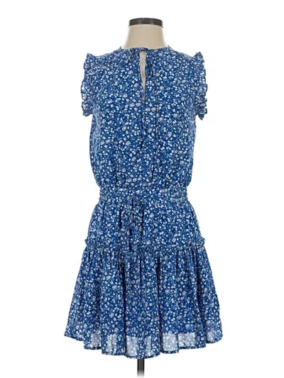 Pre-owned Olivia Grey Casual Dress In Blue
