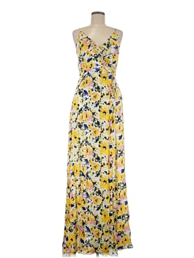 Pre-owned Olivia Grey Casual Dress In Yellow