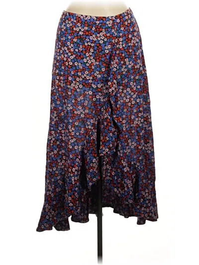 Pre-owned Olivia Grey Casual Skirt In Blue