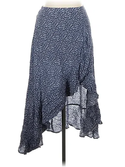 Pre-owned Olivia Grey Casual Skirt In Blue