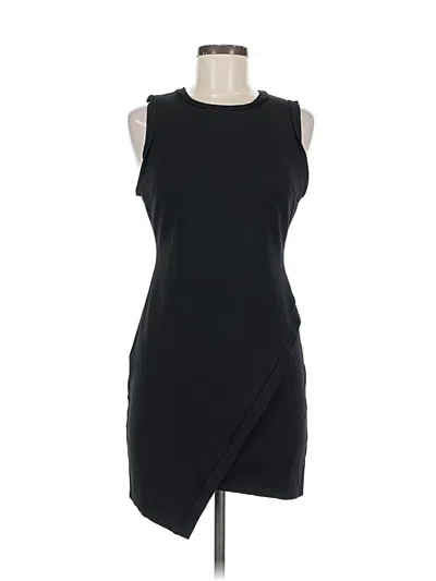 Pre-owned Olivia Grey Cocktail Dress In Black