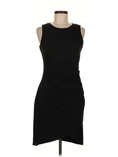 Pre-owned Olivia Grey Cocktail Dress In Black