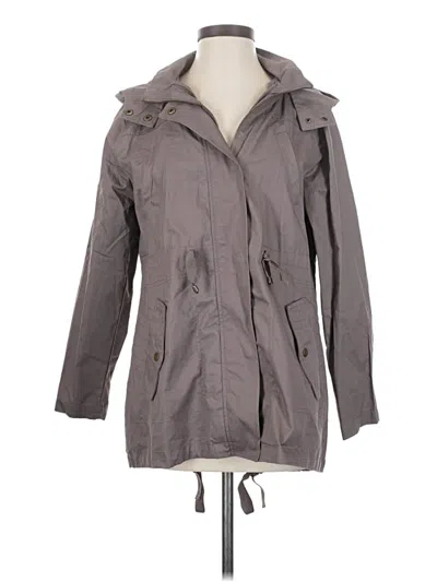 Pre-owned Olivia Grey Raincoat In Gray