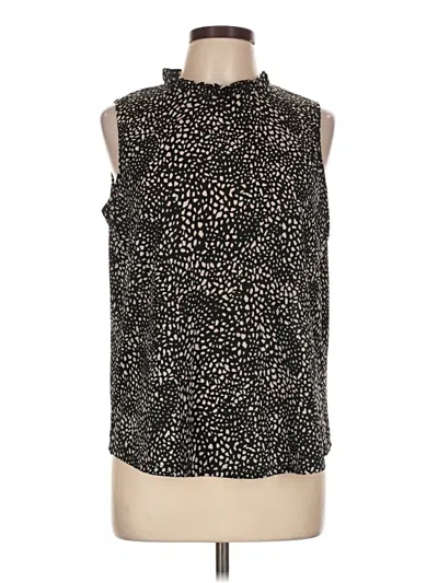 Pre-owned Olivia Grey Sleeveless T-shirt In Black