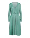 Olivia Hops Midi Dresses In Green