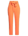 Olivia Hops Woman Pants Orange Size 10 Polyester