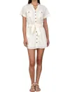 Olivia James The Label Austin Mini Dress In Pure White In White
