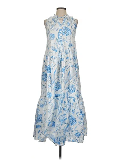 Pre-owned Olivia James The Label Casual Dress In Blue