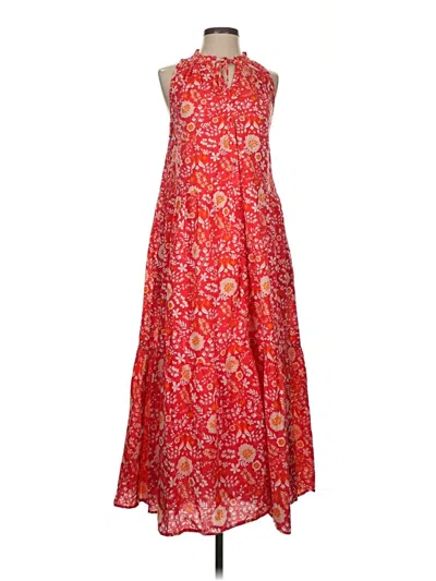 Pre-owned Olivia James The Label Casual Dress In Red