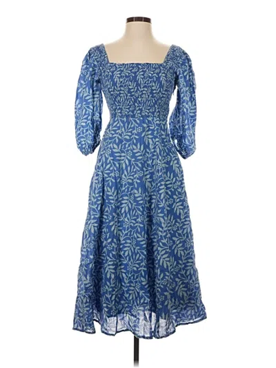 Pre-owned Olivia James The Label Cocktail Dress In Blue