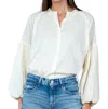 Olivia James The Label Emory Top In Cream In White