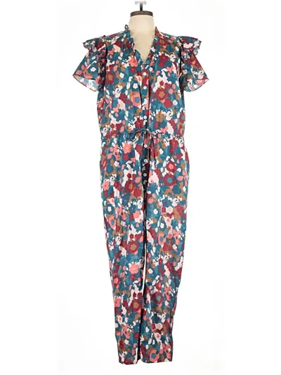 Pre-owned Olivia James The Label Jumpsuit In Blue