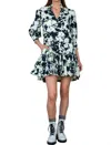 Olivia James The Label Lucy Dress In Evening Shadow In Multi