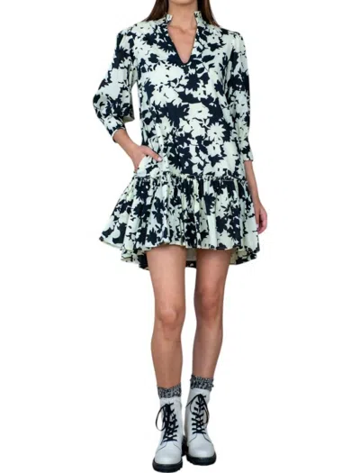 Olivia James The Label Lucy Dress In Evening Shadow In Multi
