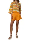 Olivia James The Label Sami Shorts In Apricot In Beige