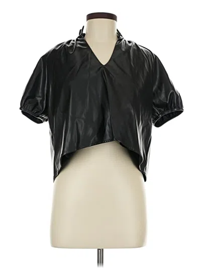 Pre-owned Olivia James The Label Short Sleeve T-shirt In Black