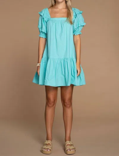 Olivia James The Label Sophie Dress In Lagoon In Pink