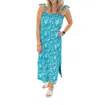 Olivia James The Label The Darby Dress In Jungle Toile In Multi