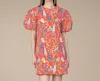 Olivia James The Label The Louisa Dress In Calypso Sunset In Multi