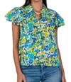 Olivia James The Label Val Top In Hidden Paradise In Multi