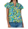Olivia James The Label Val Top In Hidden Paradise In Multi