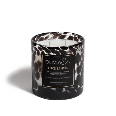 Olivia Le Black Luxe Santal Leopard Candle