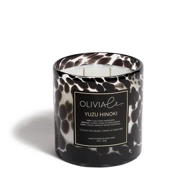 Olivia Le Black Yuzu Hinoki Leopard Candle