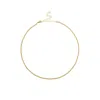 OLIVIA LE WOMEN'S 3MM GOLD BEADED BUBBLE NECKLACE