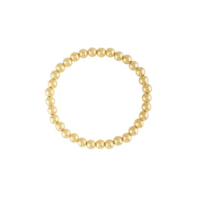 Olivia Le Women's 5mm Gold Bubble Bead Bracelet