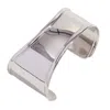 Olivia Le Women's Abstract Silver Statement Cuff Bracelet