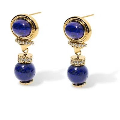 Olivia Le Women's Blue Clara Vintage Lapis Earrings