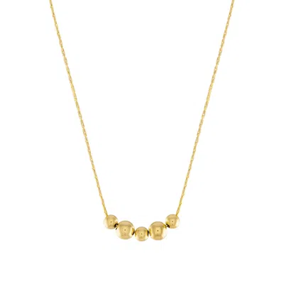 Olivia Le Brea Bead Necklace In Gold