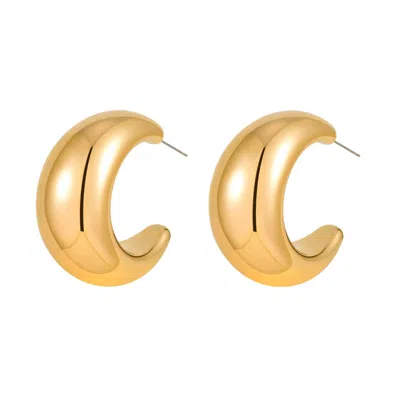 Olivia Le Women's Chunky Gold Hoop Earrings