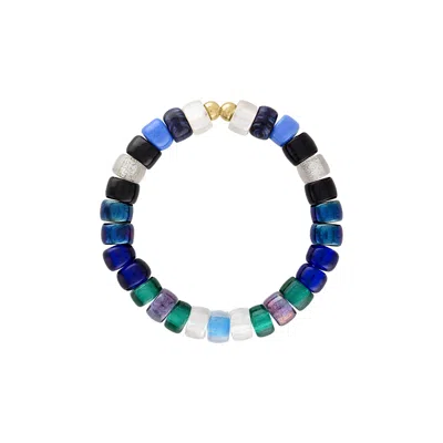 Olivia Le Women's Galaxy Glass Bead Bracelet In Yellow