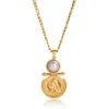 Olivia Le Women's Gold Athena Coin Pendant Necklace In Gold