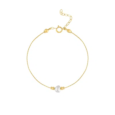Olivia Le Women's Gold Journey Pearl Bracelet
